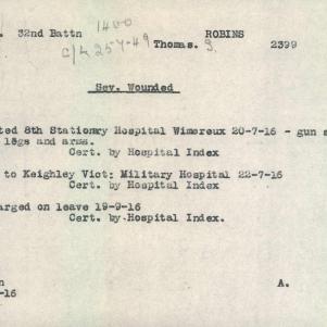 Soldier packet page