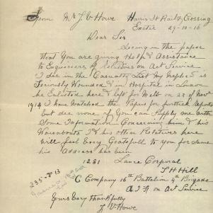 Soldier packet page