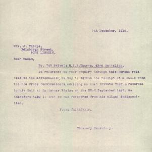 Soldier packet page