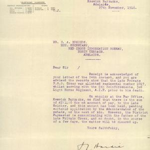 Soldier packet page