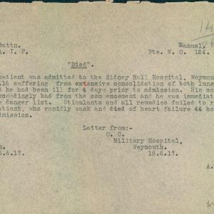 Soldier packet page