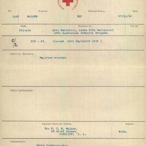 Soldier packet page