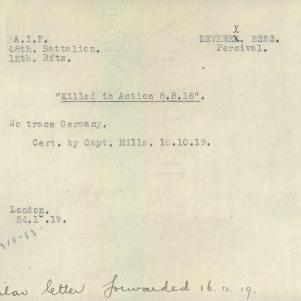 Soldier packet page
