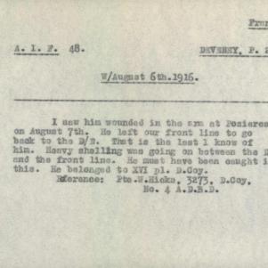 Soldier packet page