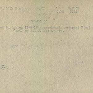 Soldier packet page