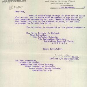 Soldier packet page