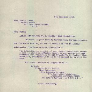 Soldier packet page