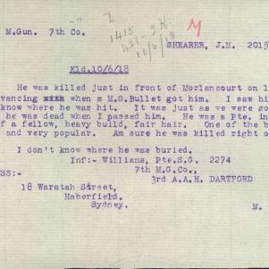 Soldier packet page