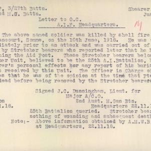 Soldier packet page