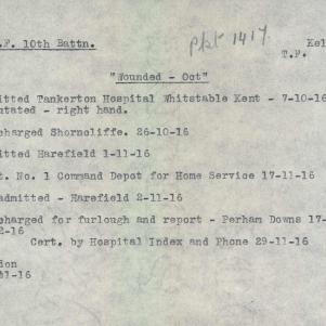 Soldier packet page