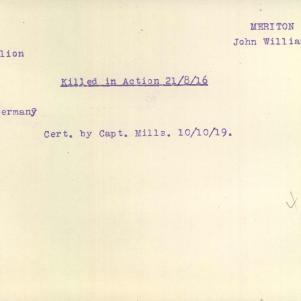 Soldier packet page