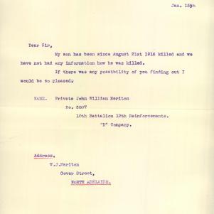 Soldier packet page