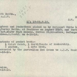 Soldier packet page