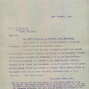 Soldier packet page