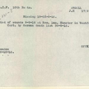 Soldier packet page