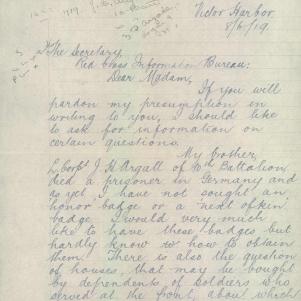 Soldier packet page