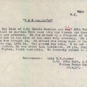Soldier packet page
