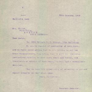 Soldier packet page