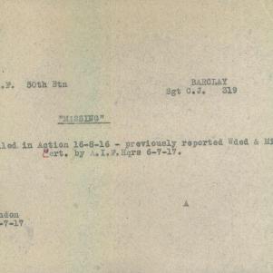 Soldier packet page