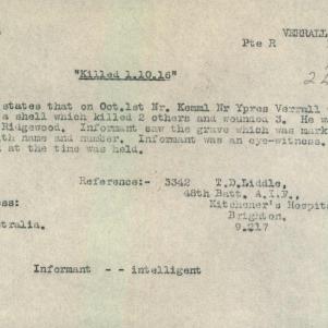 Soldier packet page