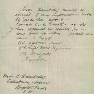 Soldier packet page