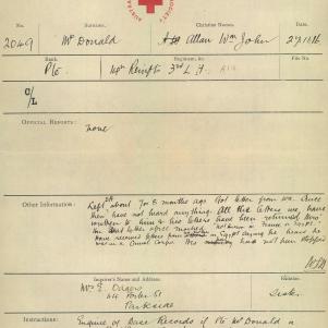 Soldier packet page