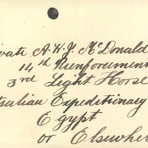 Soldier packet page