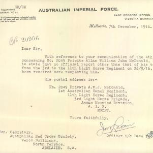 Soldier packet page