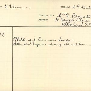 Soldier packet page
