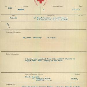 Soldier packet page