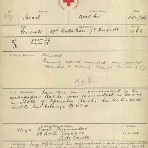 Soldier packet page