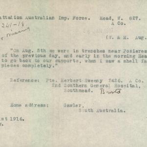 Soldier packet page