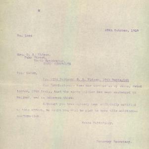 Soldier packet page