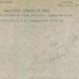 Soldier packet page