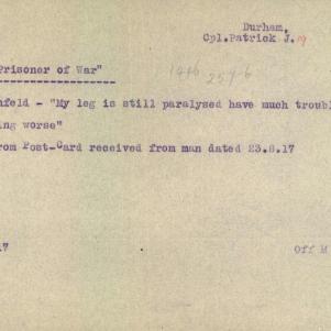 Soldier packet page