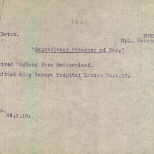 Soldier packet page