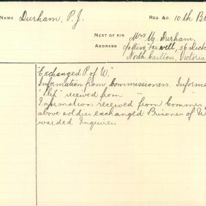Soldier packet page