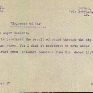 Soldier packet page