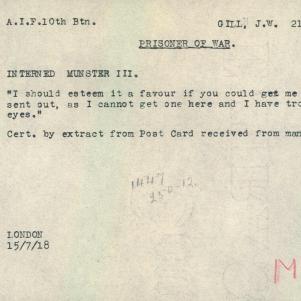 Soldier packet page