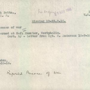 Soldier packet page