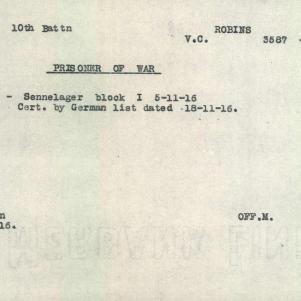 Soldier packet page