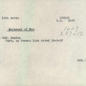 Soldier packet page