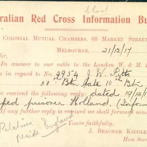 Soldier packet page