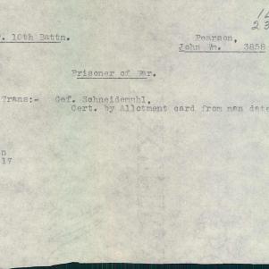 Soldier packet page