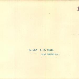 Soldier packet page