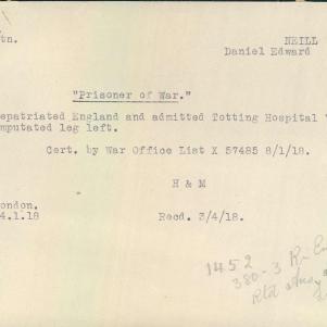 Soldier packet page