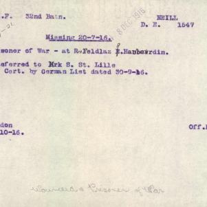 Soldier packet page