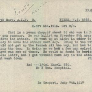 Soldier packet page