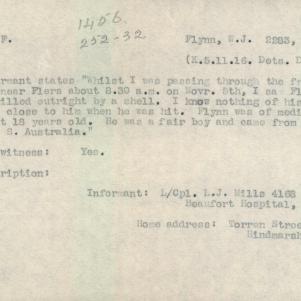 Soldier packet page
