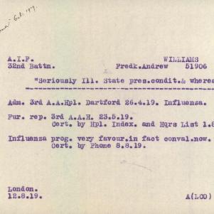 Soldier packet page